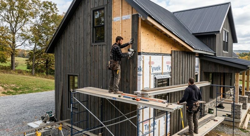 Barn Siding Installation in Johnston County, NC