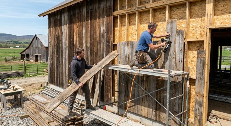 Barn Siding Installation in Pittsboro, NC