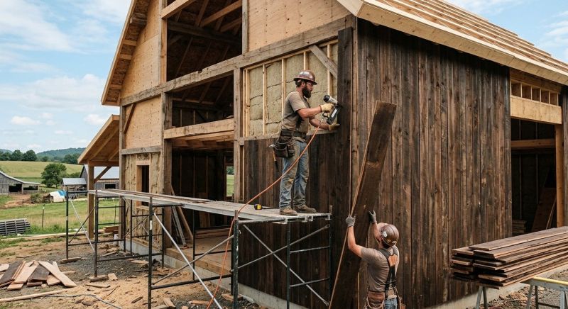 Barn Siding Installation in Wendell, NC