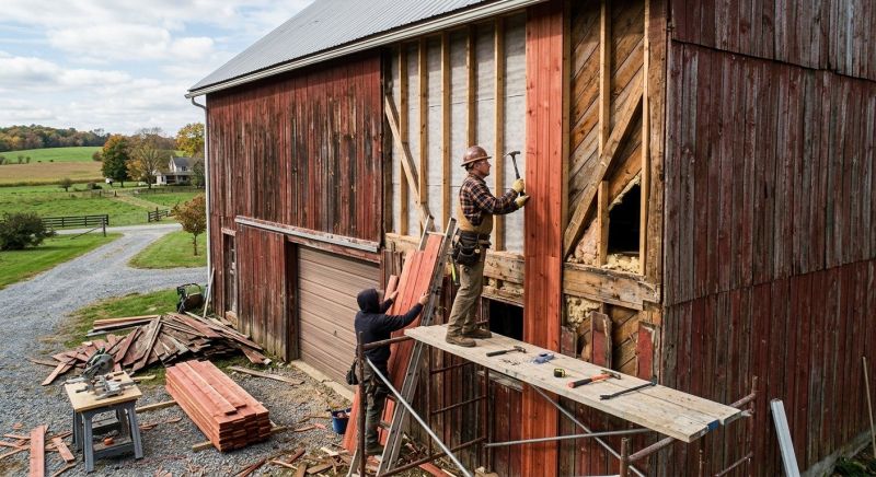 Barn Siding Replacement in Clayton, NC