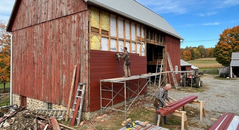Barn Siding Replacement in Pittsboro, NC