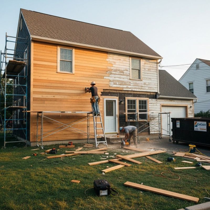 Barn Siding Replacement in Wake Forest, NC
