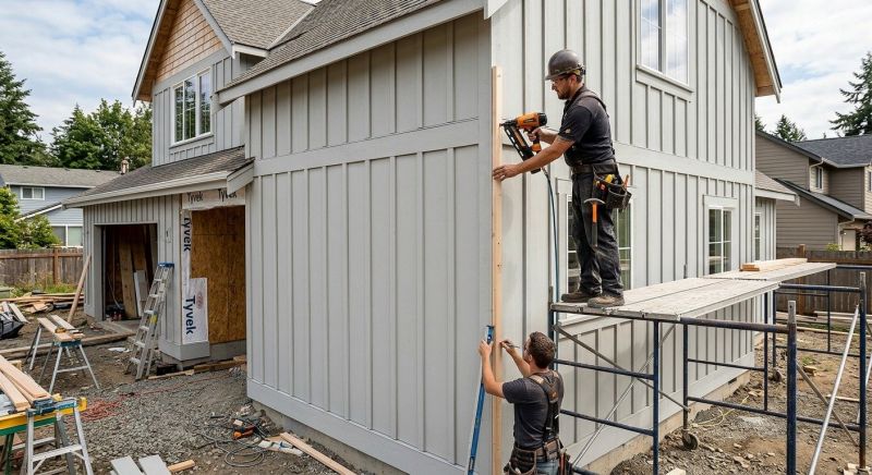 Batten Siding Installation in Wendell, NC