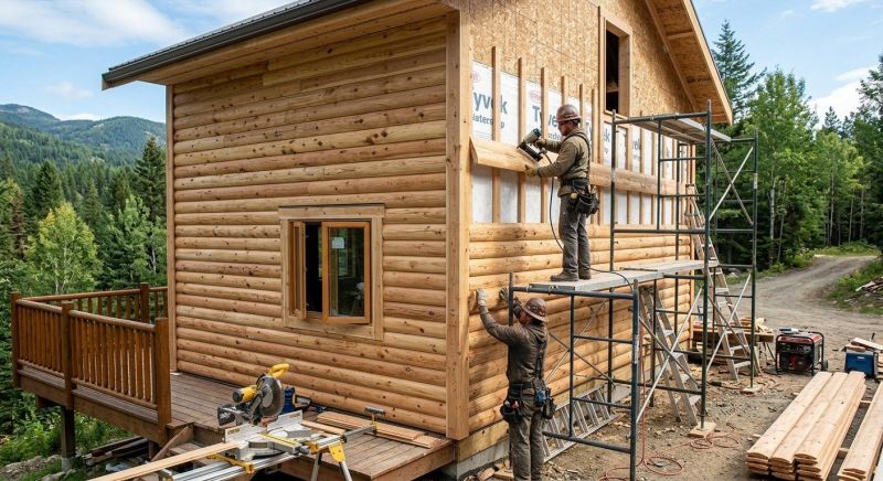 Cabin Siding Installation in Wake County, NC