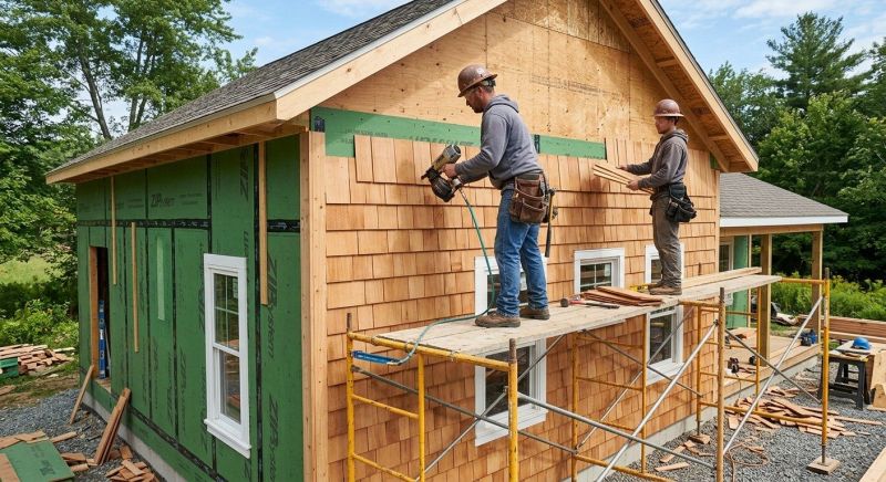 Cedar Siding Installation in Chapel Hill, NC