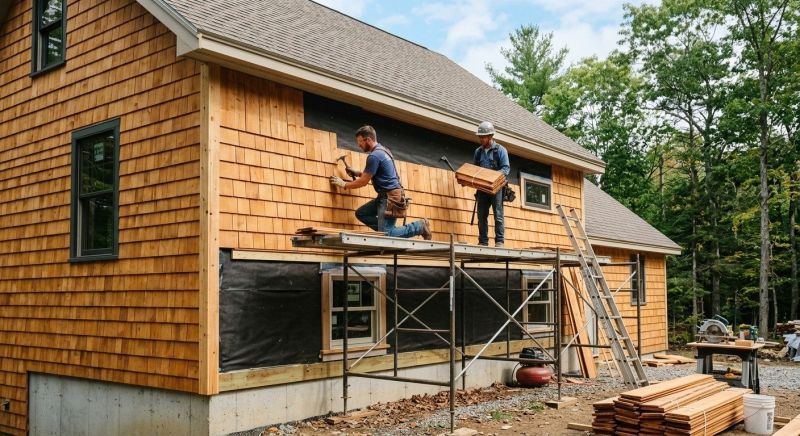 Cedar Siding Installation in Garner, NC