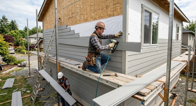 Cement Siding Installation in Apex, NC