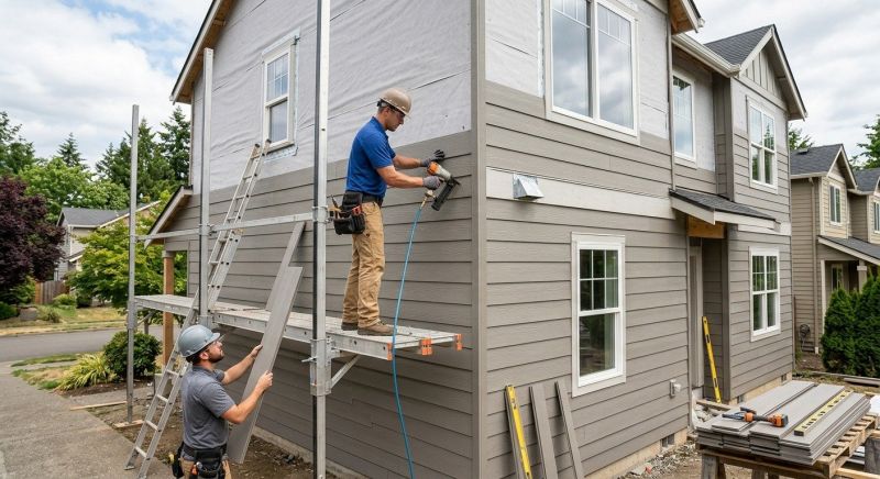 Cement Siding Installation in Cary, NC