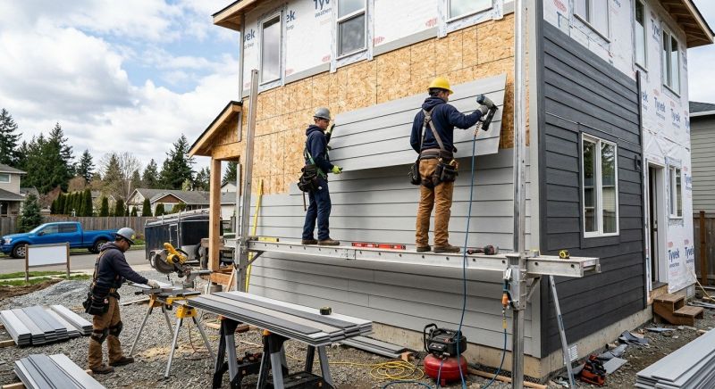 Cement Siding Installation in Wake County, NC