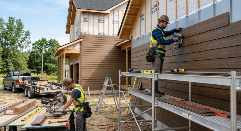 Composite Siding Installation in Carrboro, NC