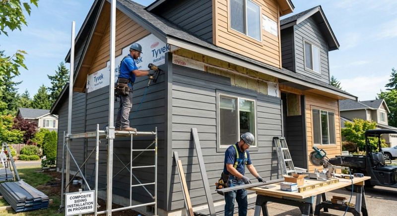 Composite Siding Installation in Fuquay Varina, NC