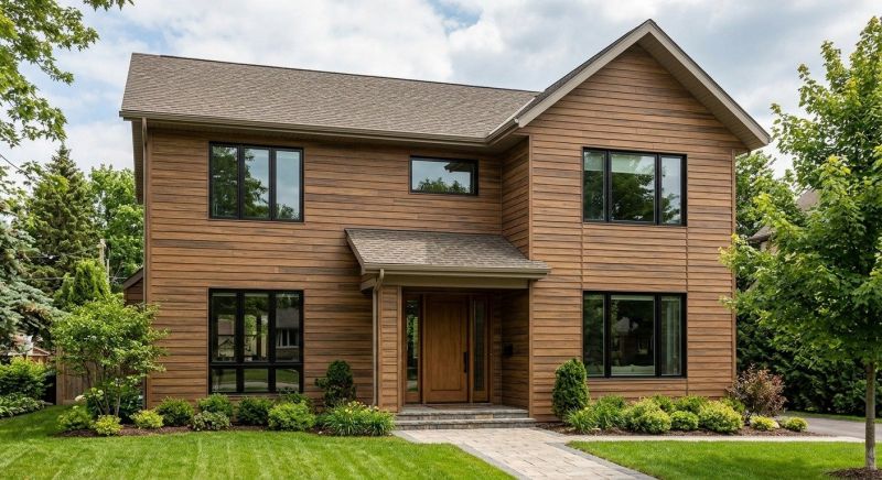 Faux Wood Siding Installation in Durham, NC