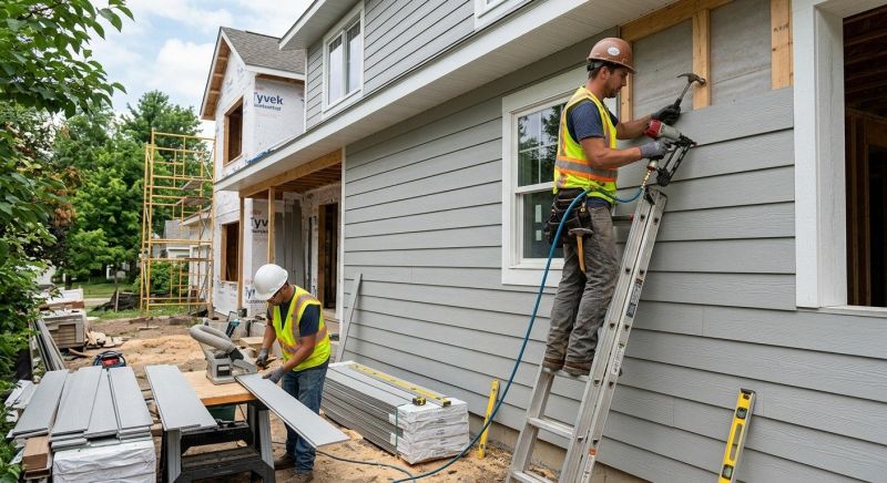 Fiber Siding Installation in Cary, NC