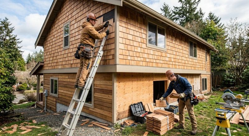 Hardwood Siding Installation in Knightdale, NC
