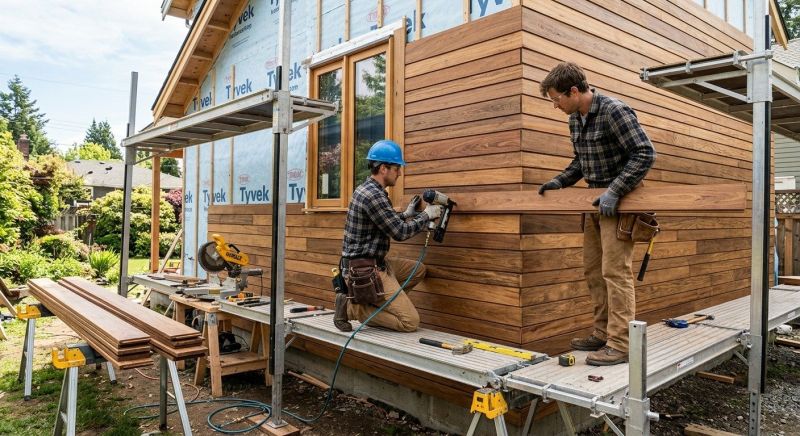 Hardwood Siding Installation in Raleigh, NC