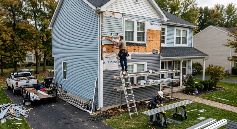 House Siding Installation in Garner, NC
