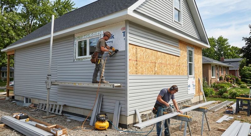 House Siding Installation in Wake County, NC