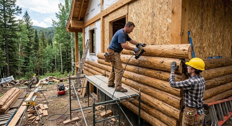 Log Siding Installation in Clayton, NC