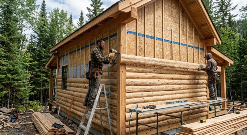 Log Siding Installation in Moncure, NC