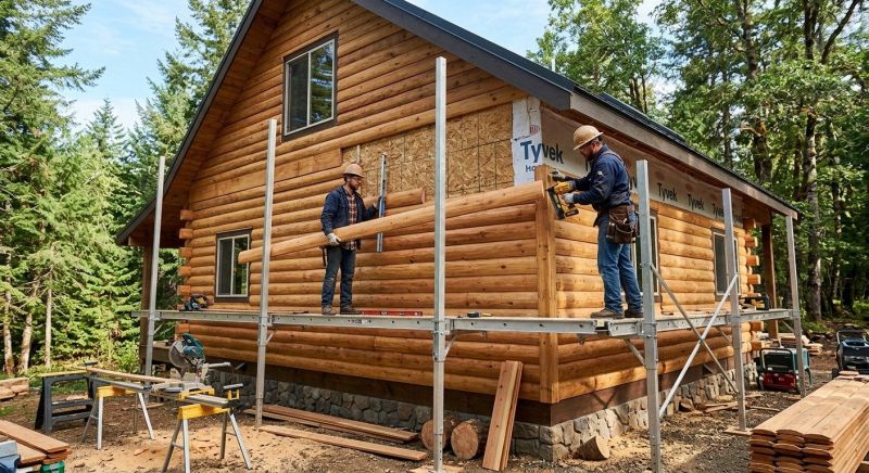 Log Siding Installation in Morrisville, NC