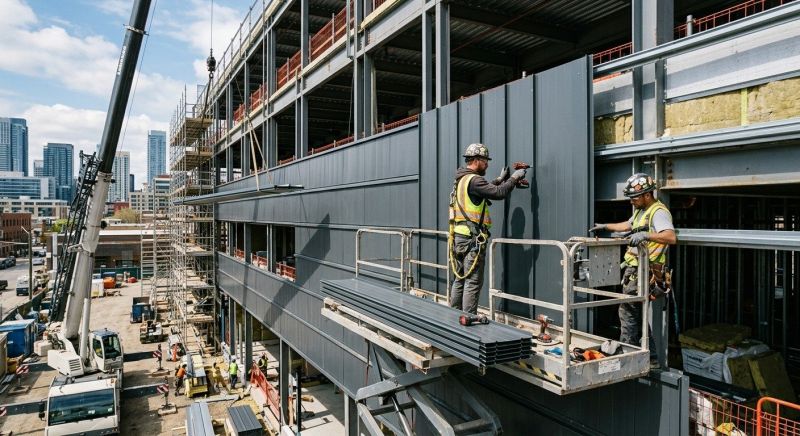 Metal Cladding Installation in Wake County, NC