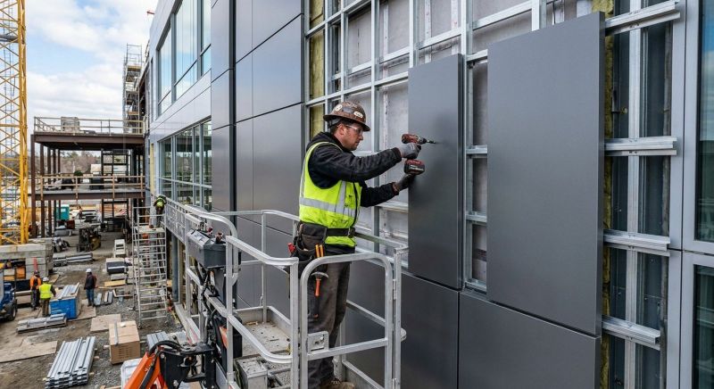 Metal Paneling Installation in Wake County, NC