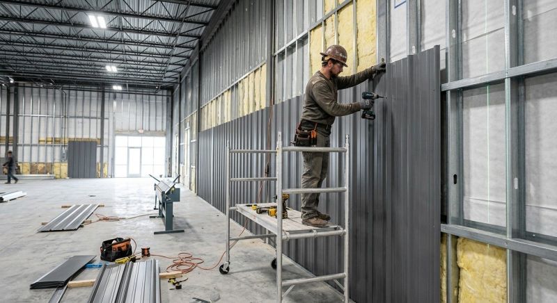 Metal Paneling Installation in Wake County, NC
