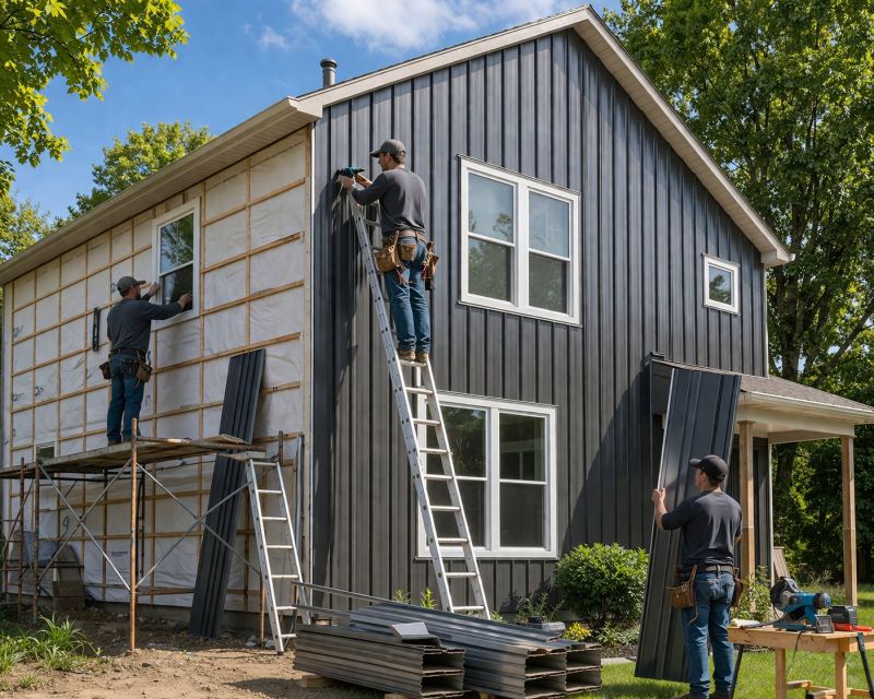 Metal Siding Installation in Raleigh, NC