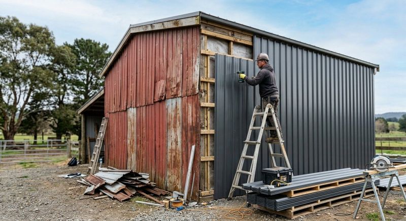 Metal Siding Replacement in Holly Springs, NC