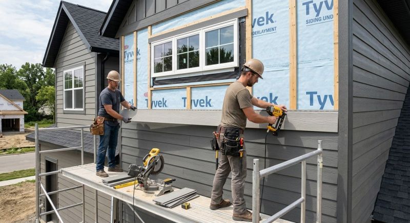 Polymer Siding Installation in Wake County, NC