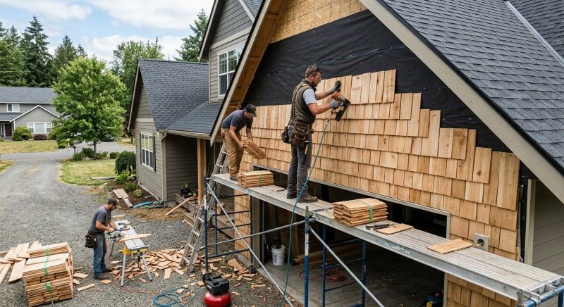 Shake Siding Installation in Chapel Hill, NC