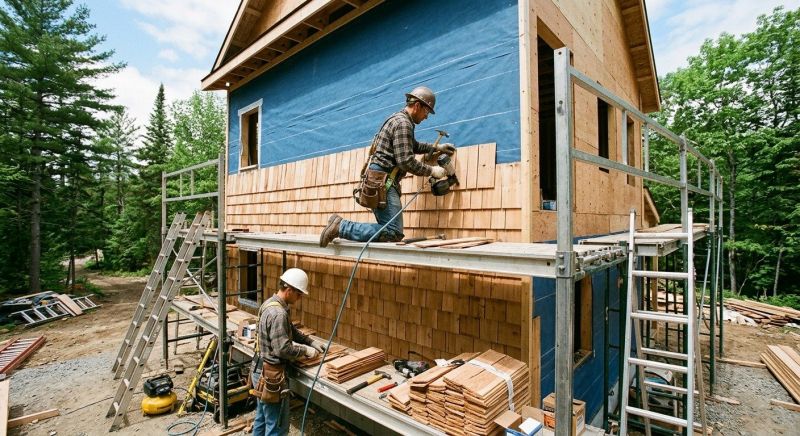 Shake Siding Installation in Wake County, NC