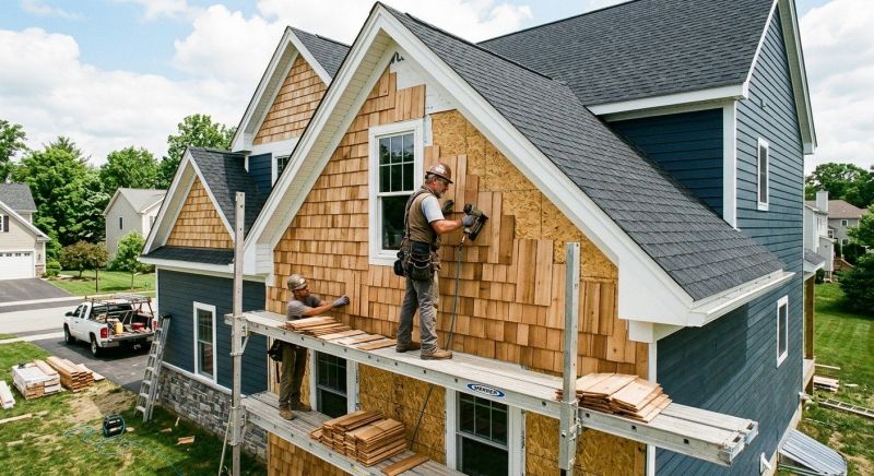 Shake Siding Installation in Wake Forest, NC