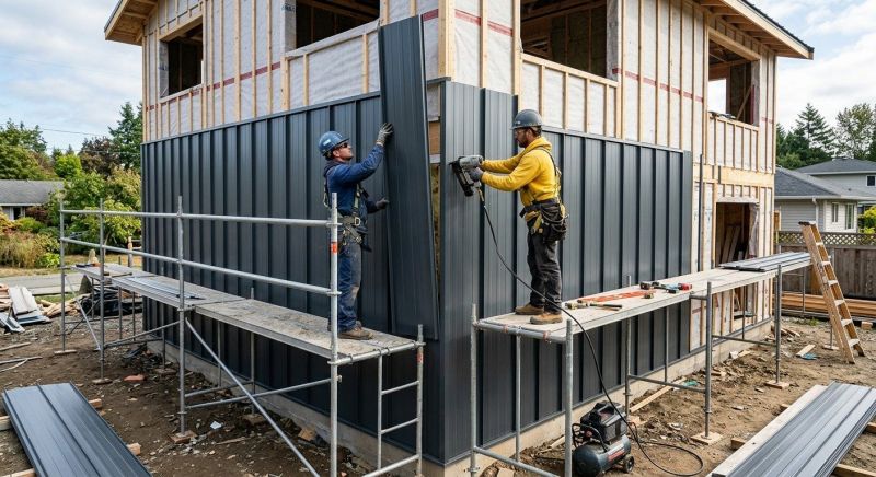 Sheet Metal Siding Replacement in Wake County, NC