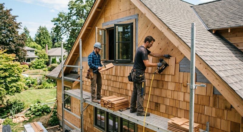 Shingle Siding Installation in Wake County, NC