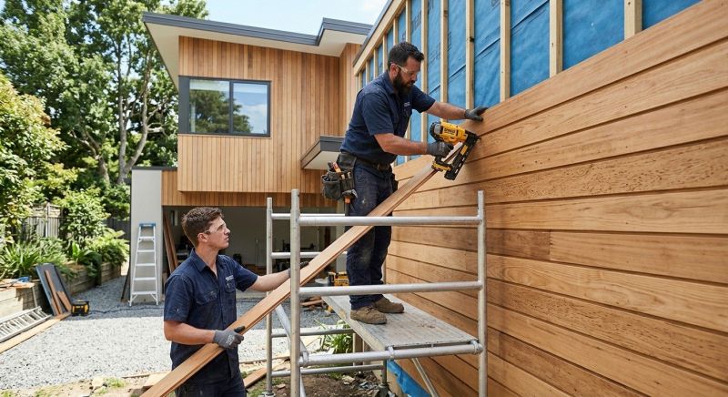 Wood Cladding Installation in Angier, NC