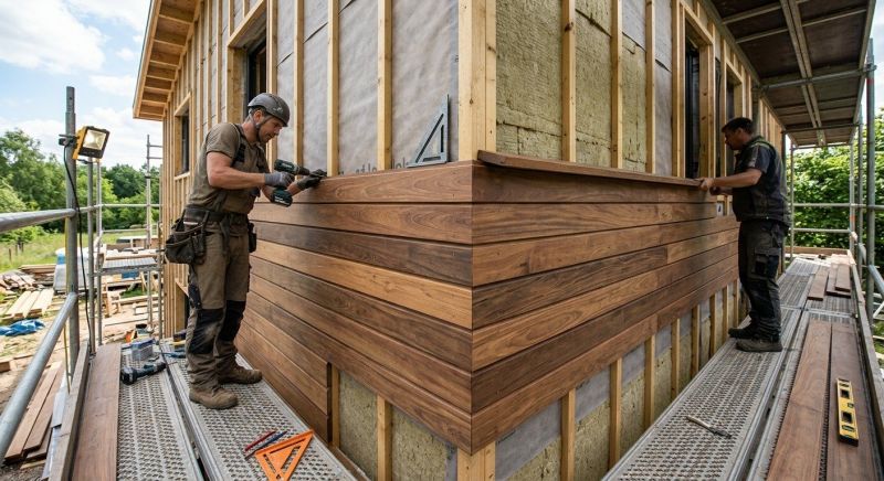 Wood Cladding Installation in Angier, NC