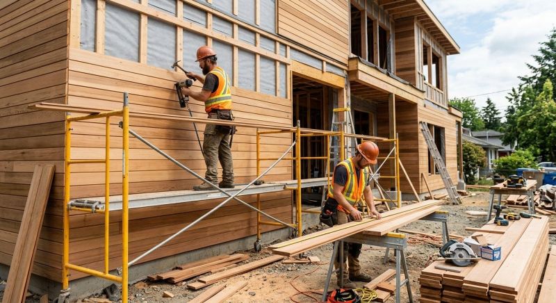 Wood Cladding Installation in Wendell, NC