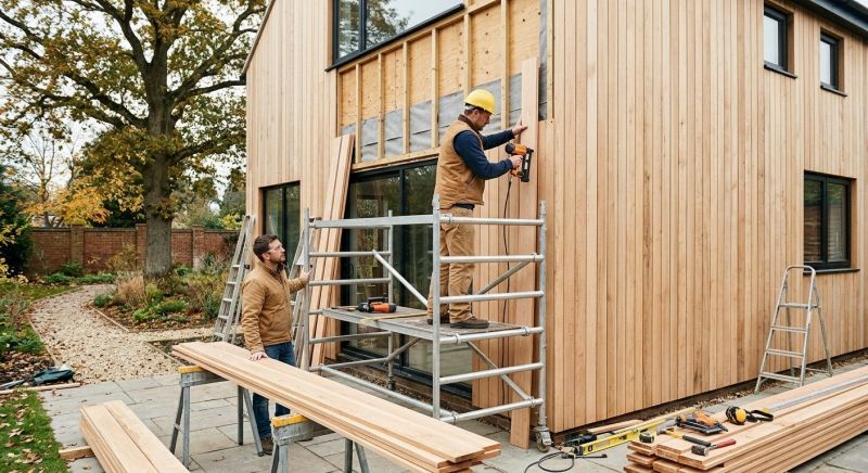 Wood Plank Siding Installation in Wake County, NC