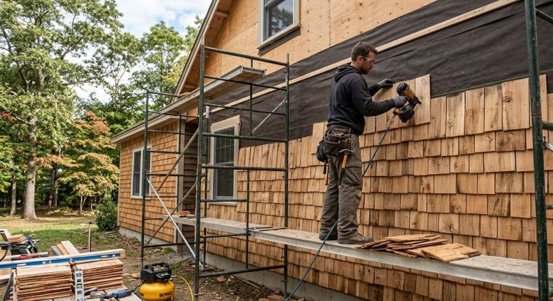 Wood Siding Installation in Apex, NC