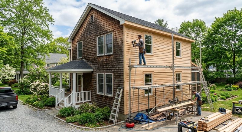 Wood Siding Installation in Moncure, NC