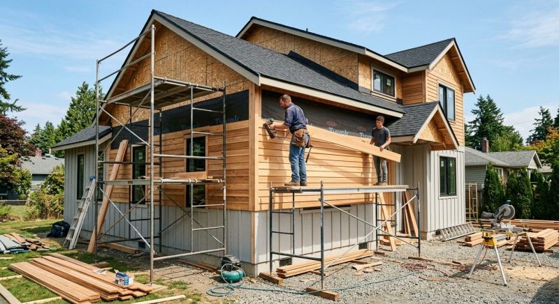 Wood Siding Installation in Wendell, NC