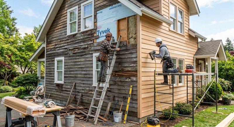 Wood Siding Replacement in Knightdale, NC